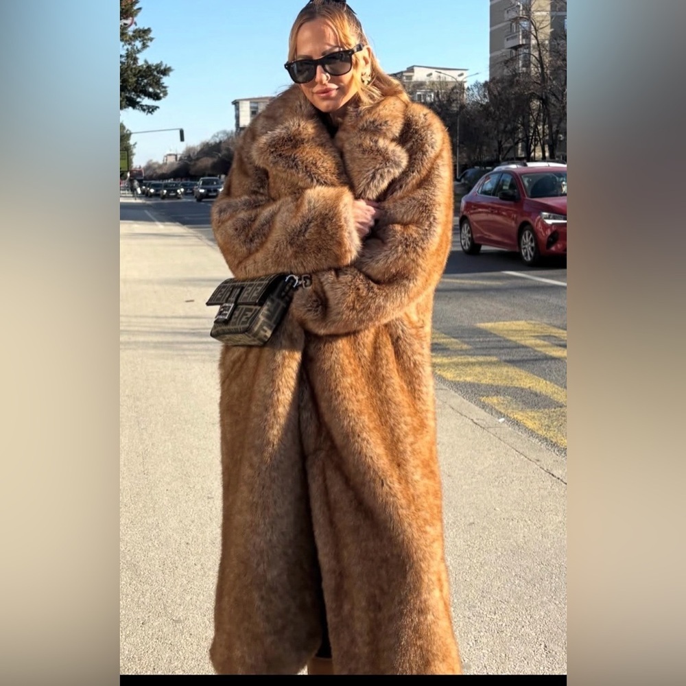 TREND NEW ZARA FAUX FUR COAT LIMIT EDITION
🚨firm price no discount no discount - Picture 11 of 16